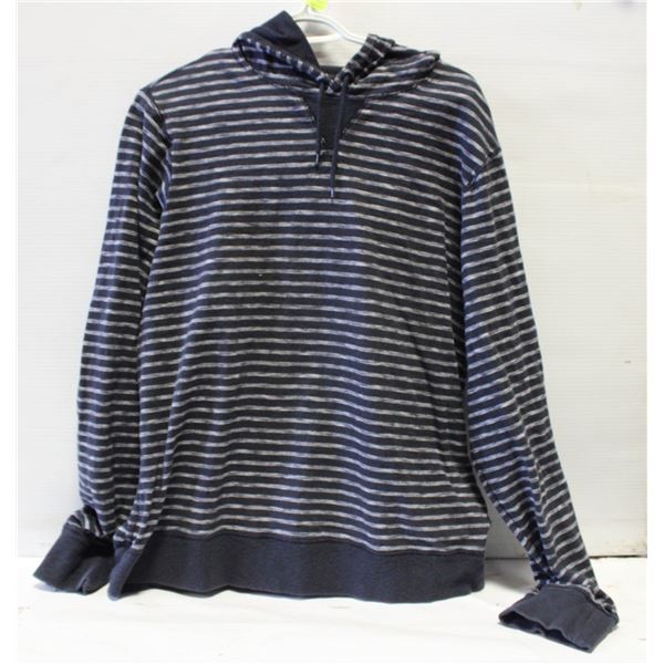 MENS TIMBERLAND XL STRIPED BLUE HOODIE