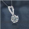 Image 2 : 1 CT GRA CERTIFIED ROUND BRILLIANT 925S NECKLACE