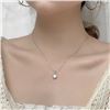 Image 4 : 1 CT GRA CERTIFIED ROUND BRILLIANT 925S NECKLACE