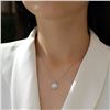 Image 4 : 1 CT GRA CERTIFIED ROUND BRILLIANT 925S NECKLACE