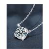 Image 6 : 3CT GRA CERTIFIED ROUND BRILLIANT 925S NECKLACE