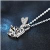 Image 2 : 1CT GRA CERTIFIED ROUND BRILLIANT 925S NECKLACE