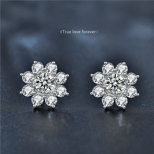 1 CT GRA CERTIFIED FLOWER STYLE ROUND BRILLIANT