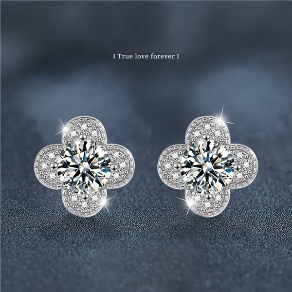 2 CT GRA CERTIFIED 4-LEAF STYLE ROUND BRILLIANT
