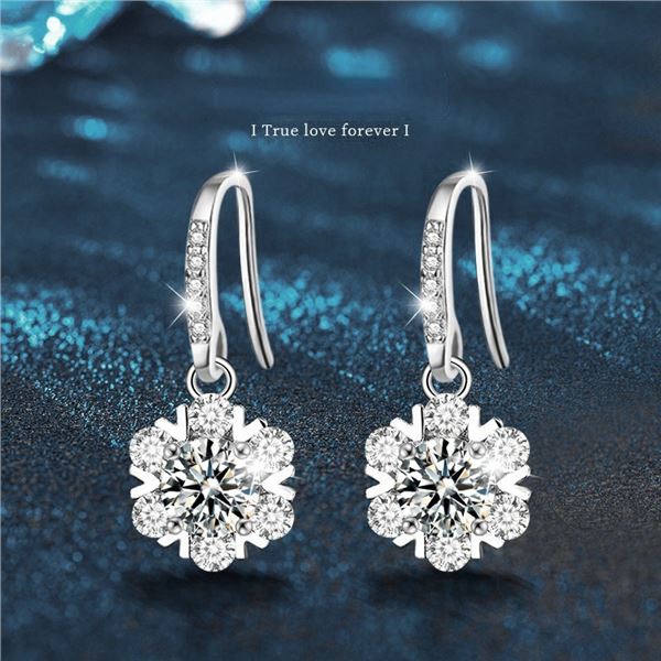 1 CT GRA CERTIFIED SNOWFLAKE STYLE ROUND BRILLIANT