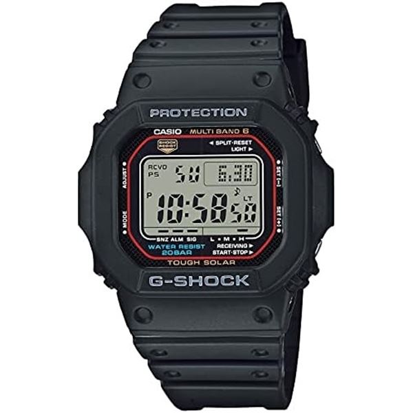 NEW CASIO 5600 SERIES MENS SOLAR BLACK SPORT WATCH