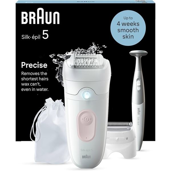 NEW BRAUN SILK SHAVER & TRIMMER