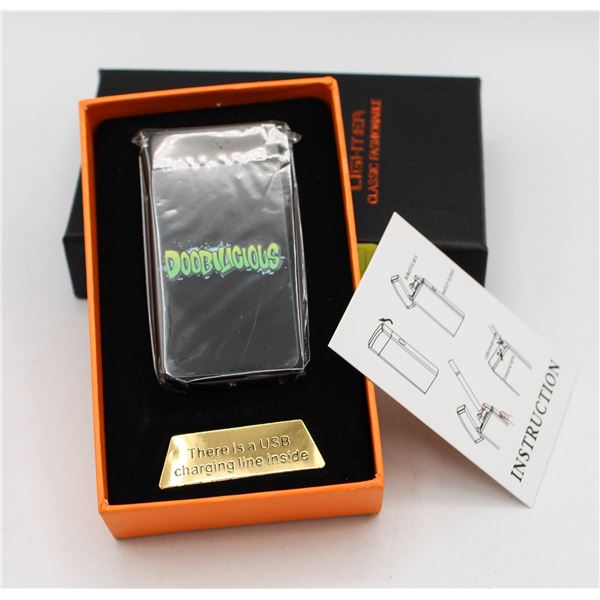 NEW DOOBILICIOUS USB CHARGED WIND PROOF LIGHTER