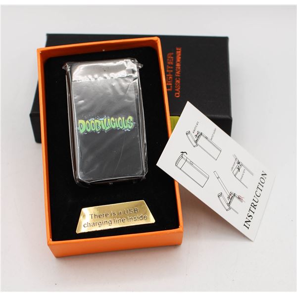 NEW DOOBILICIOUS USB CHARGED WIND PROOF LIGHTER