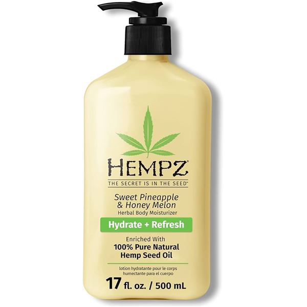NEW 500ML HEMPZ SWEET PINEAPPLE BODY MOISTURIZER