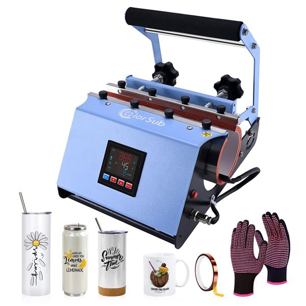 NEW COLORSUB TUMBLER HEAT PRESS