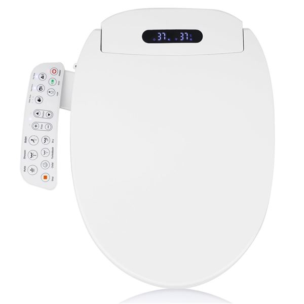 NEW REPACKED BIDET TOILET SEAT WITH WARM LED LIGHT