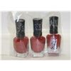 Image 1 : NEW 3 PACK OF SALLY HANSEN MIRACLE GEL NAIL COLOUR