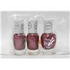 NEW 3 PACK OF SALLY HANSEN LASTING COLOUR NAIL
