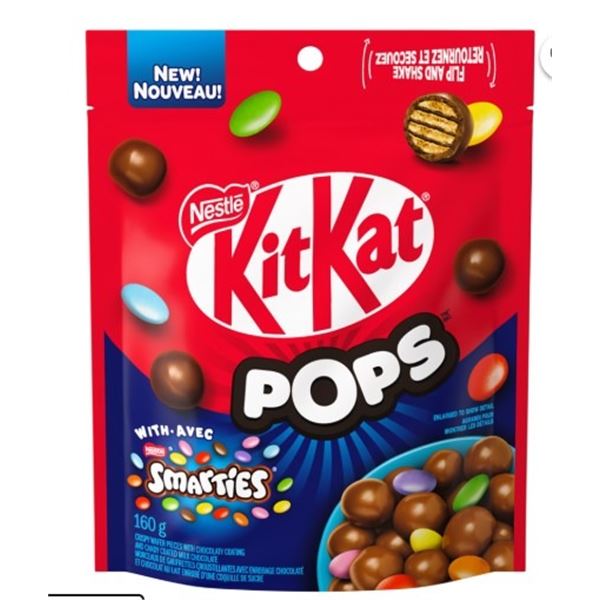 3 X 160G NESTLE KITKAT POP'S WITH SMARTIES