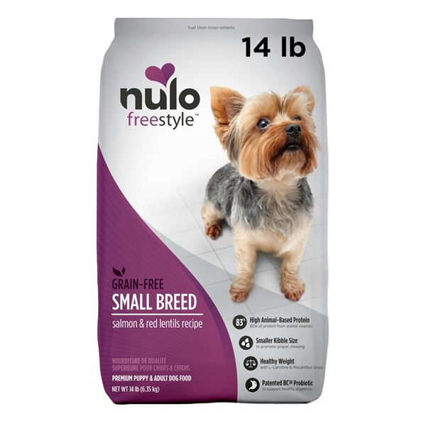 NEW 14LB NULO FREESTYLE SMALL BREED SALMON DOG