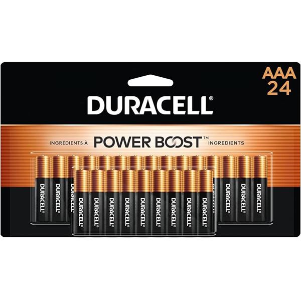 NEW 24 DURACELL AAA BATTERIES