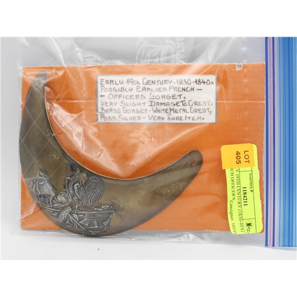 EARLY 19TH CENTURY (1830-40'S) FRENCH OFFICER'S