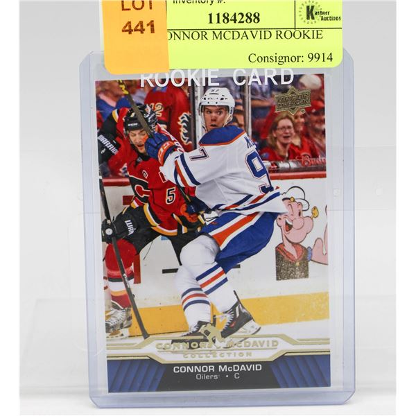 2015 CONNOR MCDAVID ROOKIE CARD