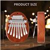 Image 4 : LOT OF 2 KALIMBA THUMB 8 KEYS PORTABLE MINI PIANO