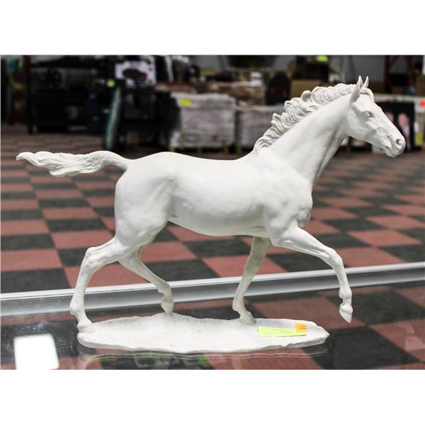 SIGNED PORCELAIN HORSE
