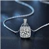 Image 3 : 1CT GRA CERTIFIED ROUND BRILLIANT 925S NECKLACE