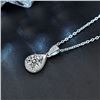 Image 2 : 1CT GRA CERTIFIED ROUND BRILLIANT 925S NECKLACE