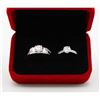 Image 1 : #2276-MATCHING WEDDING SET WITH 1.00 CT GRA