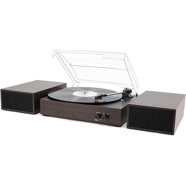 NEW WITH BOX LP&NO.1 VINTAGE STYLE TURNTABLE