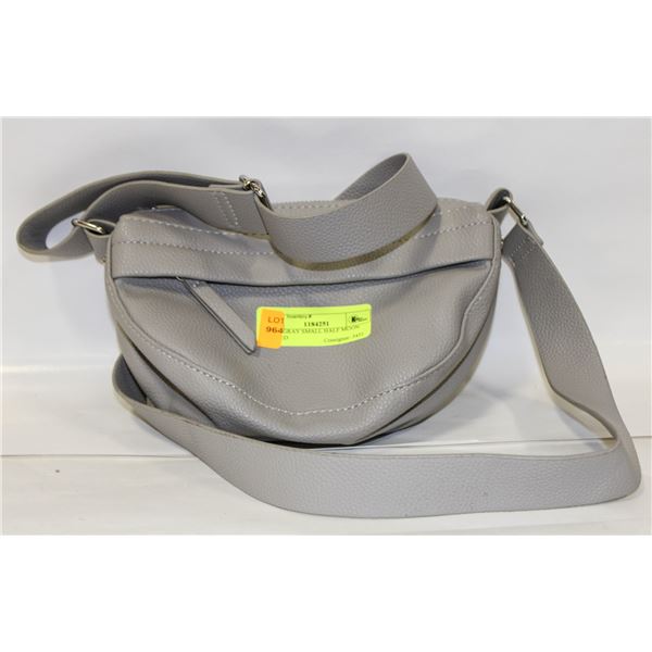 COOL GRAY SMALL HALF MOON SHAPED