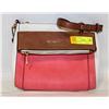 Image 1 : CLEO CROSS BODY PURSE PINK WHITE BROWN