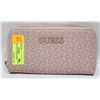 Image 1 : ZIPPERED LIGHT PINK GUESS WALLET