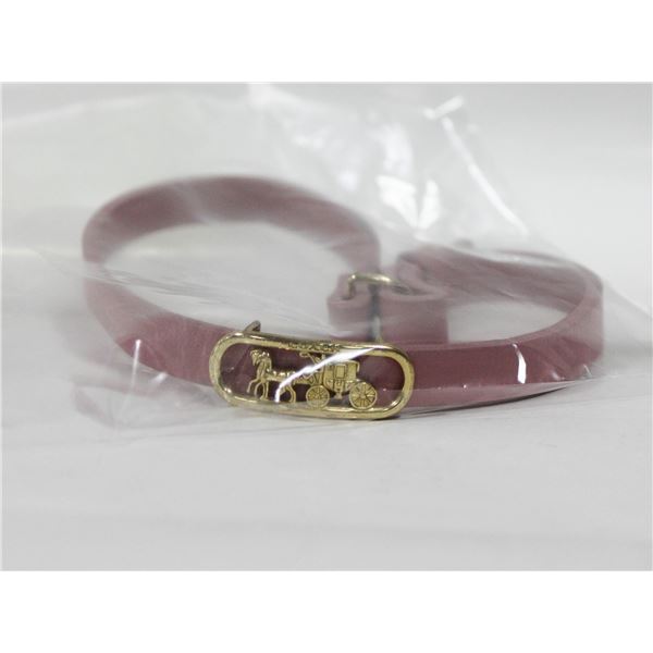 PINK COACH BRAND NECK CHOKER NECKLACE