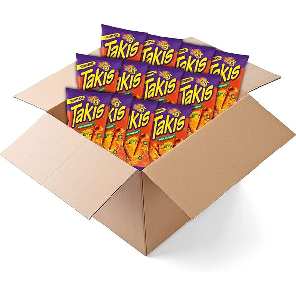 CASE OF 12 X 280G TAKIS NACHO XPLOSION