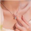 Image 2 : 1 CT GRA CERTIFIED ROUND BRILLIANT 925S NECKLACE