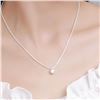 Image 4 : 1 CT GRA CERTIFIED ROUND BRILLIANT 925S NECKLACE