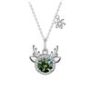 1CT GRA CERTIFIED ROUND BRILLIANT 925S NECKLACE