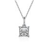 Image 5 : 1CT GRA CERTIFIED ROUND BRILLIANT 925S NECKLACE