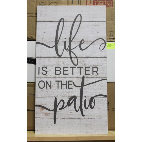 NEW KINDRED SPIRITS "LIFE IS BETTER ON THE PATIO"