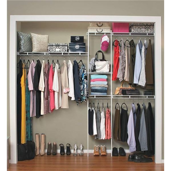 NEW CLOSETMAID 5FT-8FT CLOSET ORGANIZER