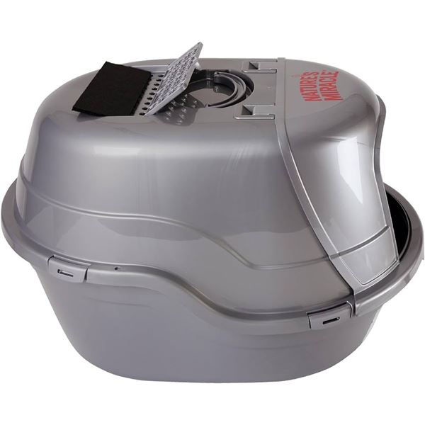 NEW NATURES MIRACLE HOODED FLIP TOP LITTER BOX