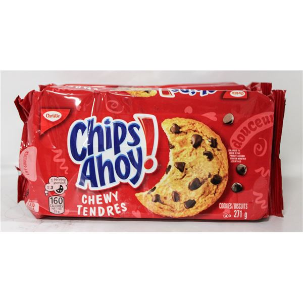 3 X 271G BAGS OF CHIPS AHOY CHEWY CHOCOLATE CHIP
