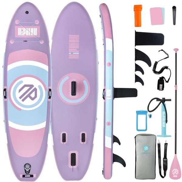NEW NIPHEAN INFLATABLE PADDLE BOARD 10'