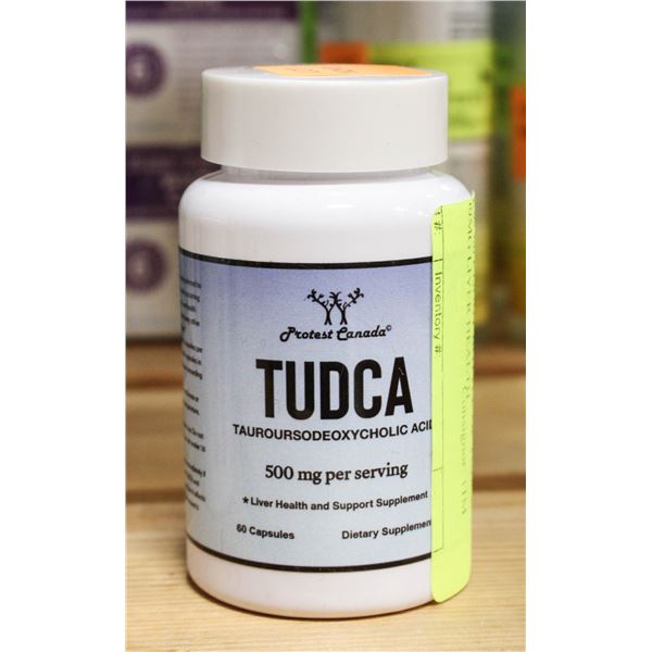 NEW 60 COUNT BOTTLE OF TUDCA 500MG LIVER HEALTH