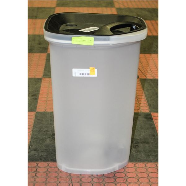 NEW ROLLING TALL STORAGE BIN H-19 INCHES