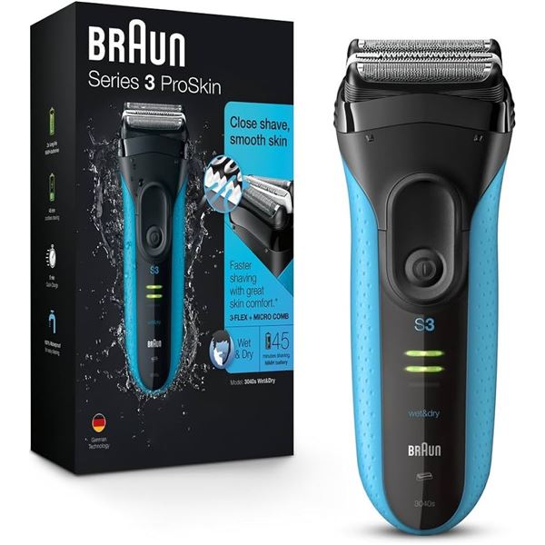 NEW BRAUN SERIES 3 PROSKIN SHAVER KIT
