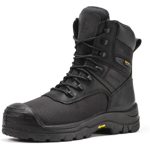 NEW ROCKROOSTER 8" COMPOSITE TOE WORK BOOTS