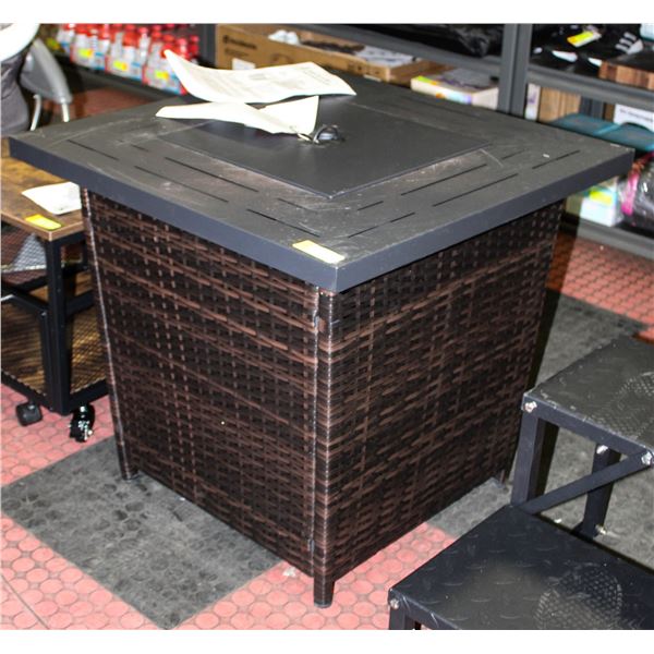 NEW ENJOY PROPANE FIRE PIT TABLE WITH LAVA STONES