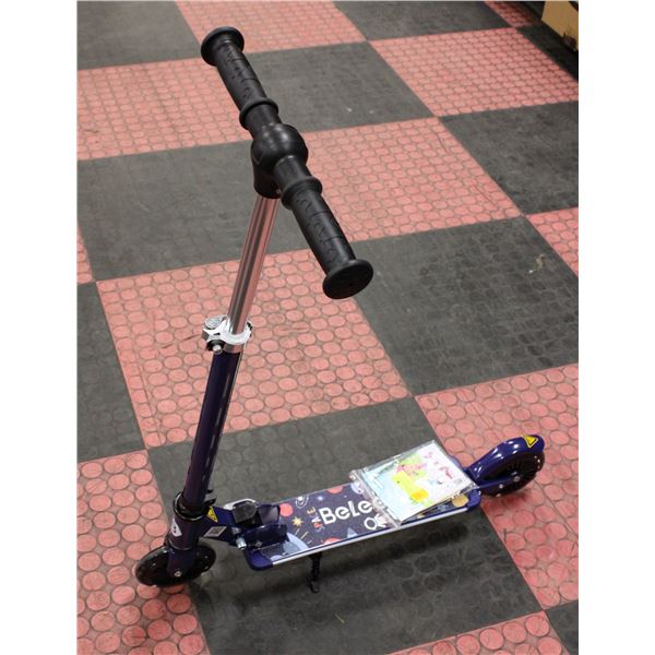NEW BELEEV SPACE THEMED KIDS SCOOTER
