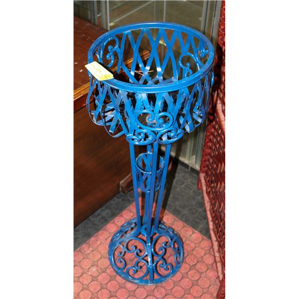 BLUE PLANT STAND 27.5" TALL